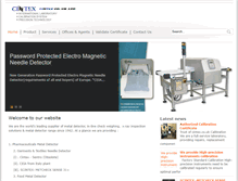 Tablet Screenshot of cintex.co.uk