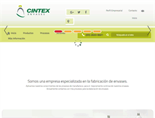 Tablet Screenshot of cintex.com.mx